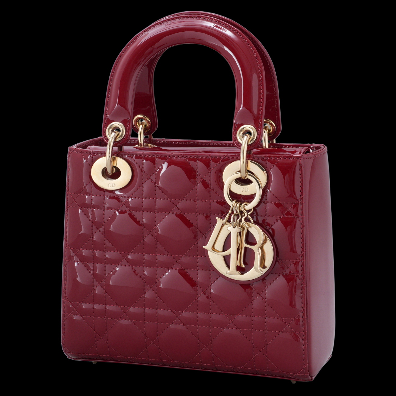 CHRISTIAN DIOR(USED)크리스찬디올 레이디디올 페이던트 스몰 레드